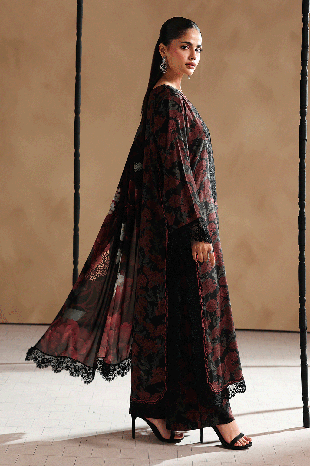 Ramsha | Naqsh Embroidered Rawsilk | RS-208