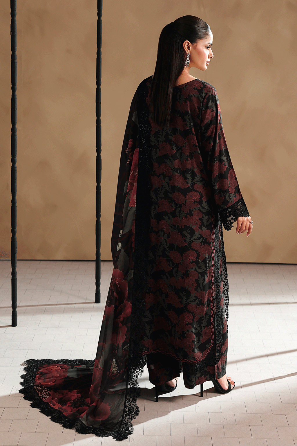 Ramsha | Naqsh Embroidered Rawsilk | RS-208