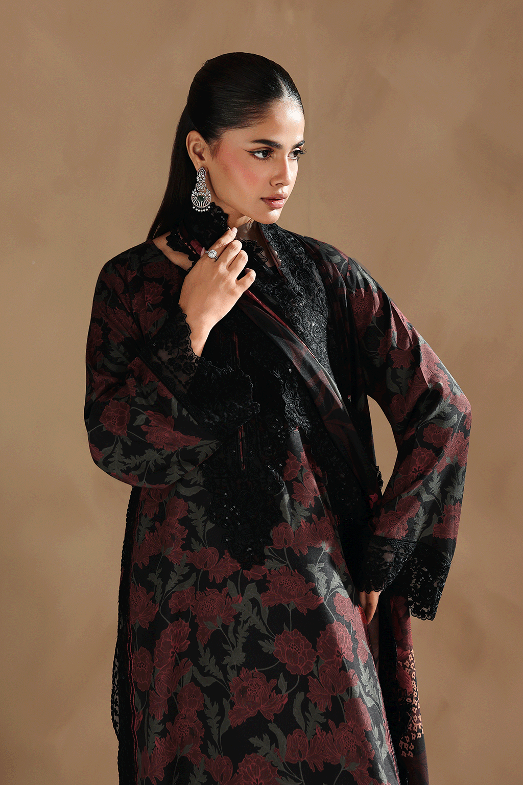 Ramsha | Naqsh Embroidered Rawsilk | RS-208