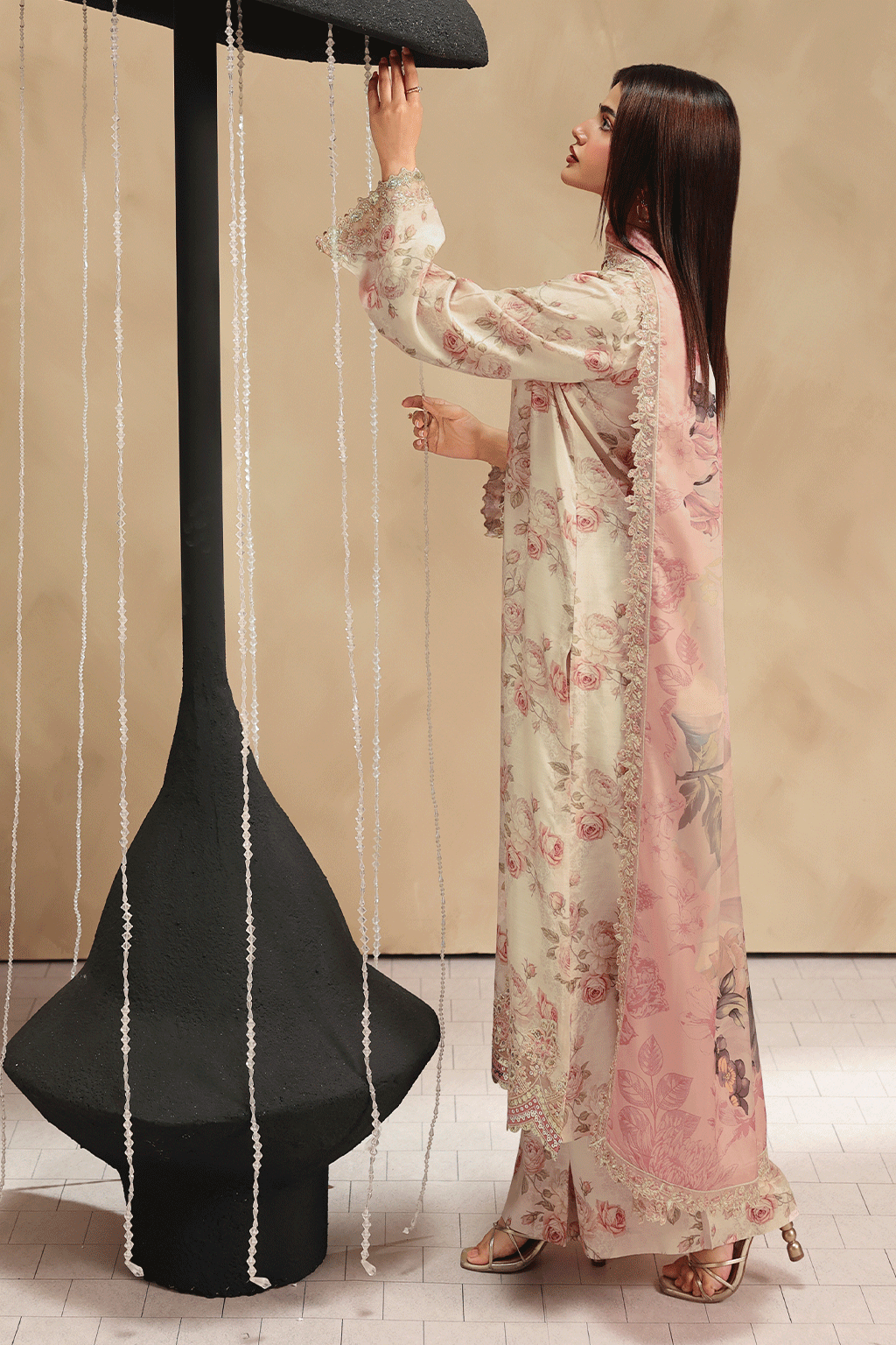 Ramsha | Naqsh Embroidered Rawsilk | RS-205