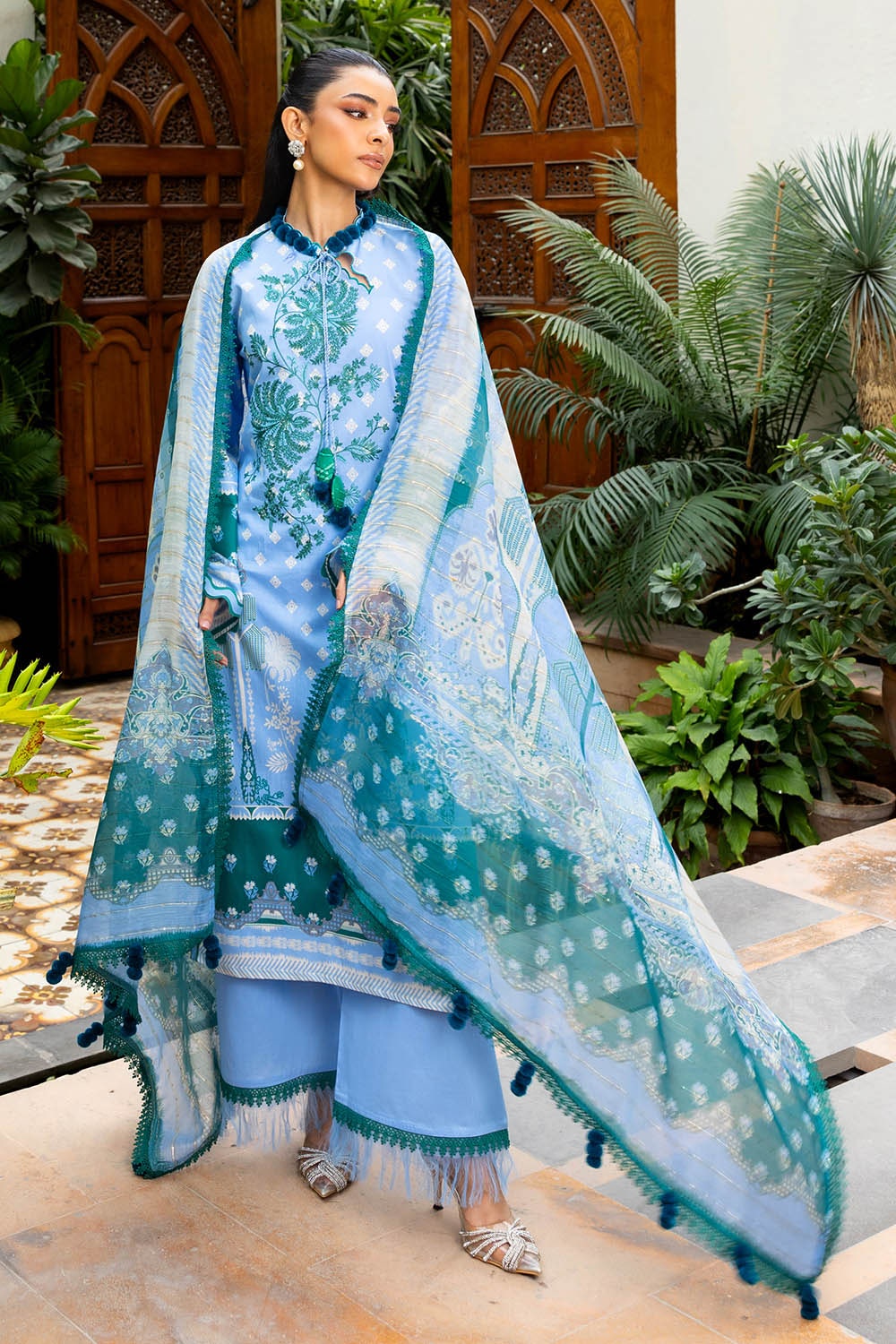 Gul Ahmad | Summer Embroidered Lawn Suit | SP-52015