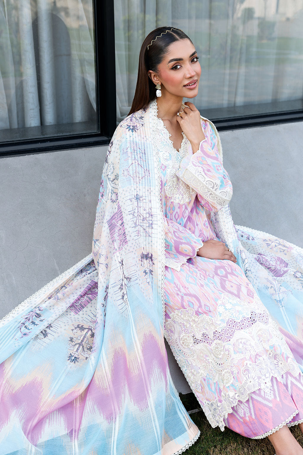 Ramsha | Rangrez Lawn VOL 9 | N-909
