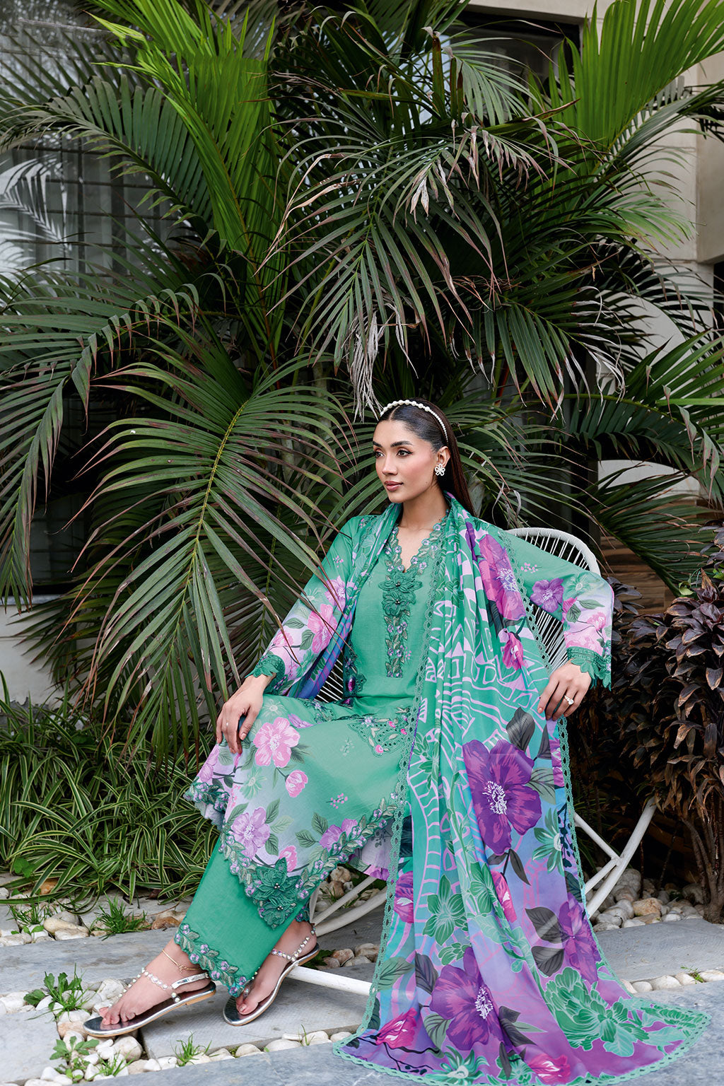 Ramsha | Rangrez Lawn VOL 9 | N-910
