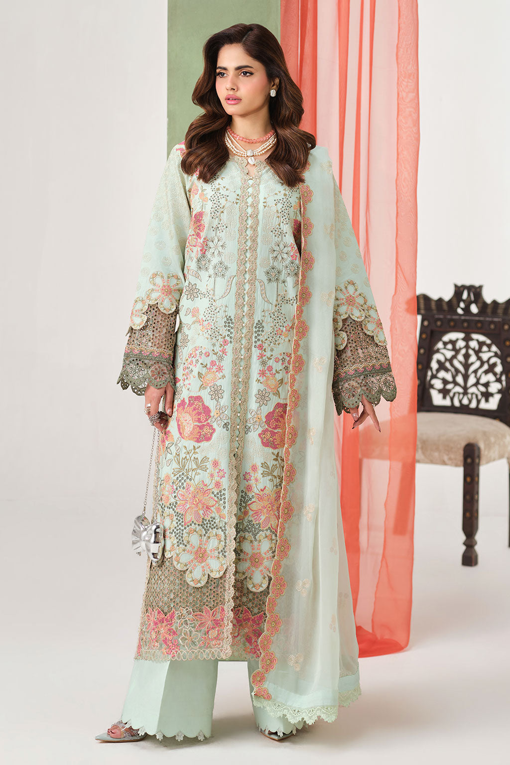 Ramsha | Riwayat Embroidered lawn | Y-1505