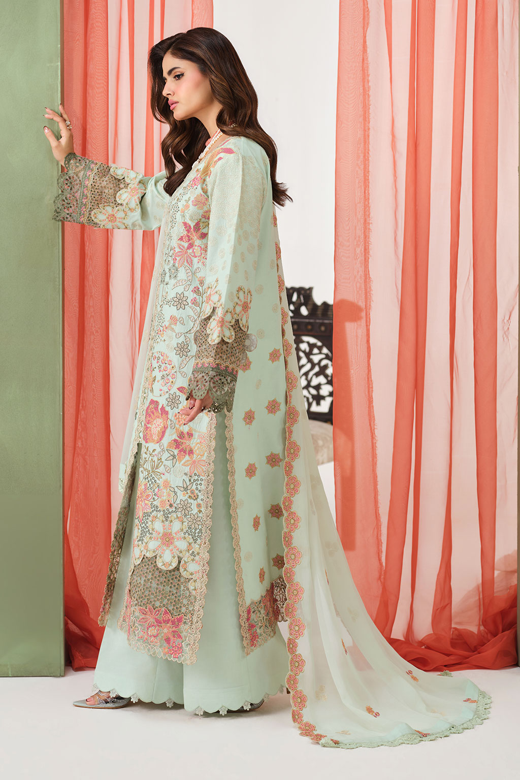 Ramsha | Riwayat Embroidered lawn | Y-1505