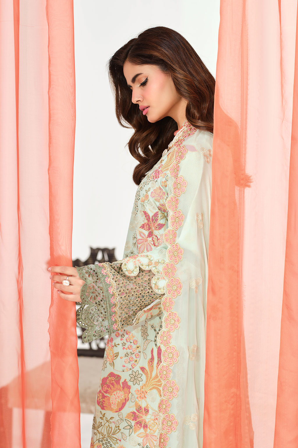 Ramsha | Riwayat Embroidered lawn | Y-1505