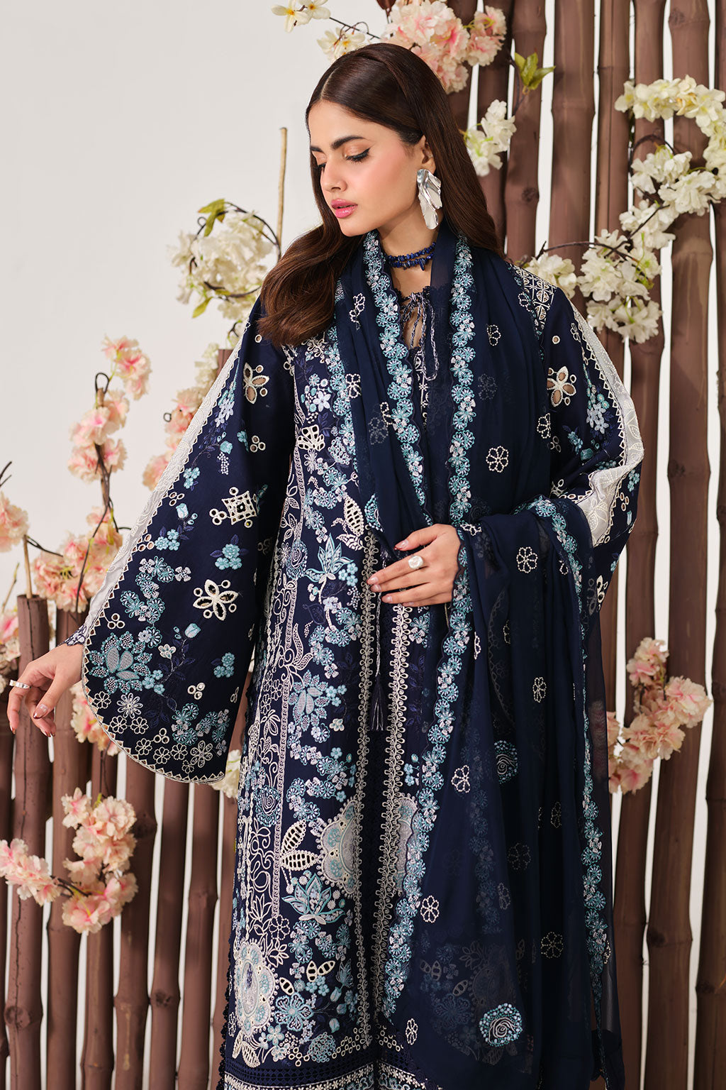 Ramsha | Riwayat Embroidered lawn | Y-1507