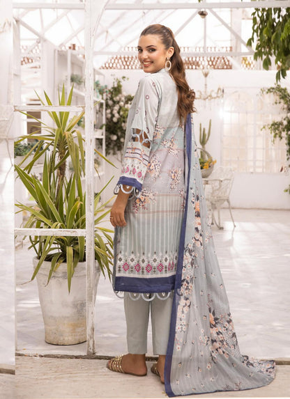 Shaista | Embroidered Lawn | Heer