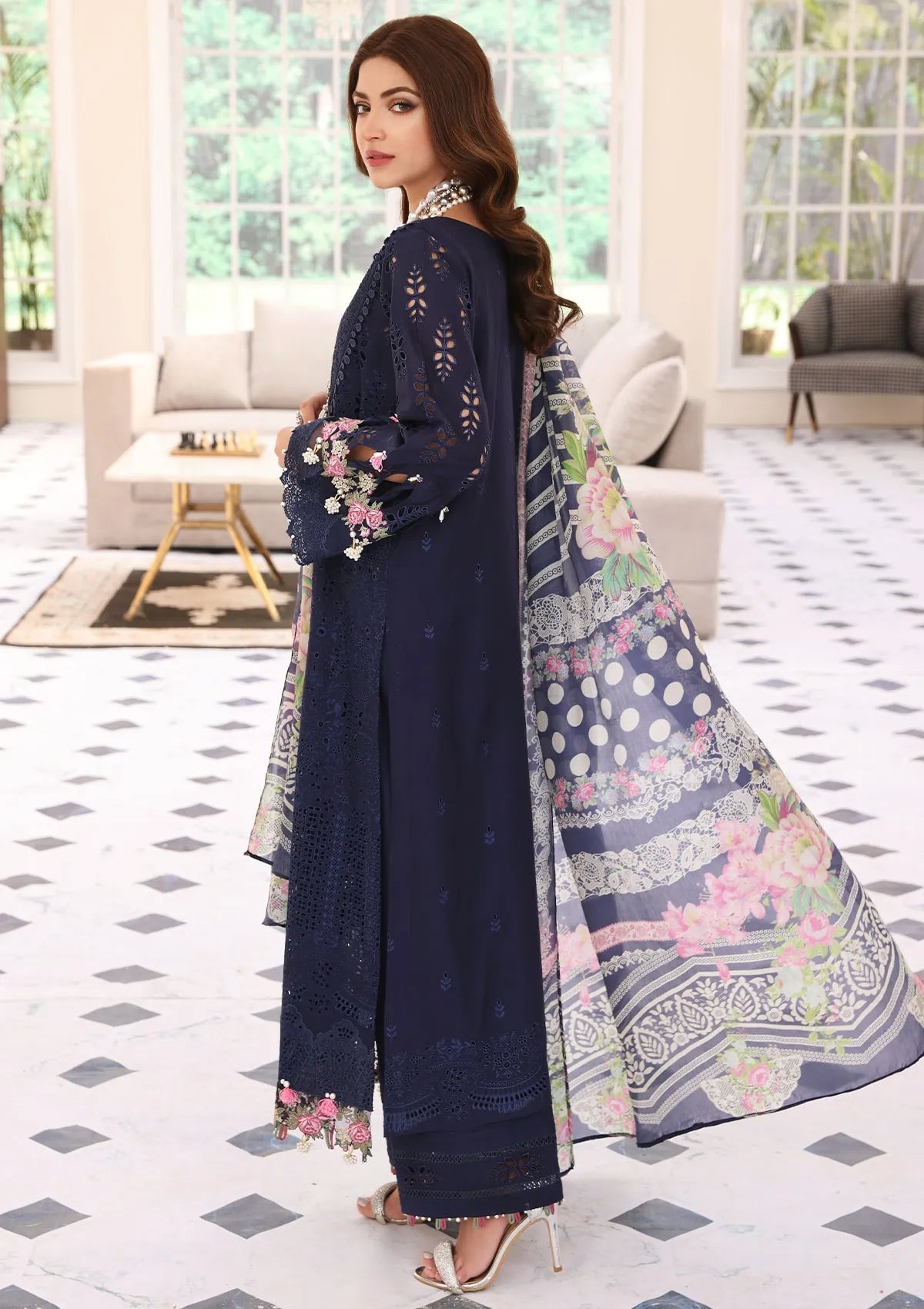 ELAF | Festive Chikankari  | ELC-04 - modrenshoppingmall
