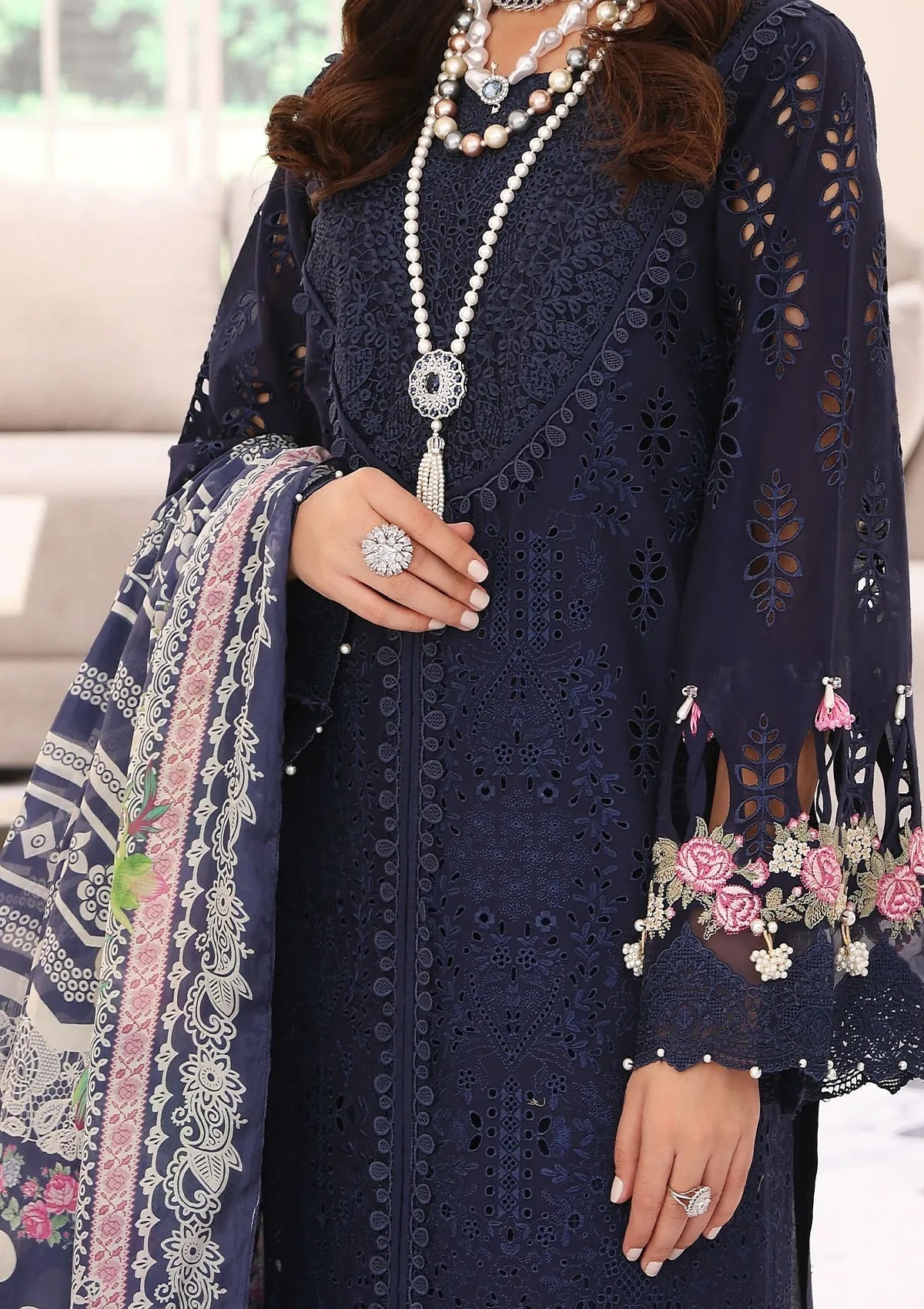 ELAF | Festive Chikankari  | ELC-04 - modrenshoppingmall