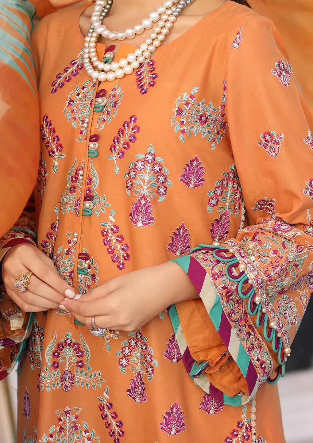 ELAF | Festive Chikankari  | ELC-08 - modrenshoppingmall