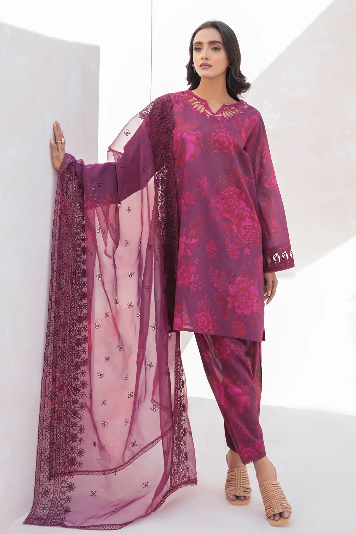 Baroque | Online exclusive lawn | UF-328 - modrenshoppingmall