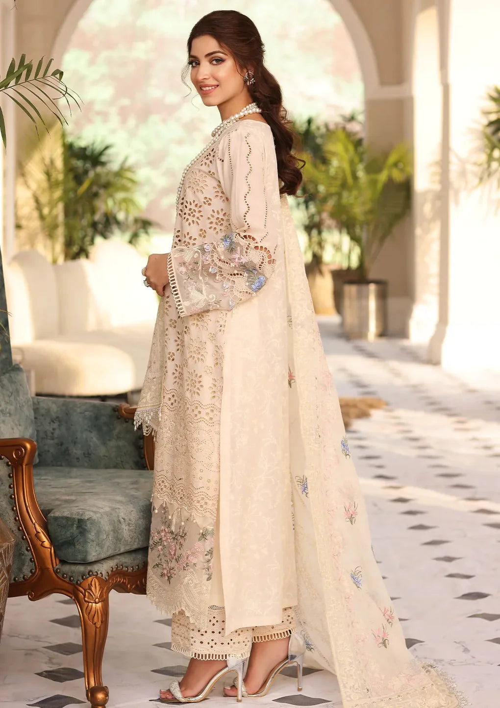 ELAF | Festive Chikankari  | ELC-07 - modrenshoppingmall