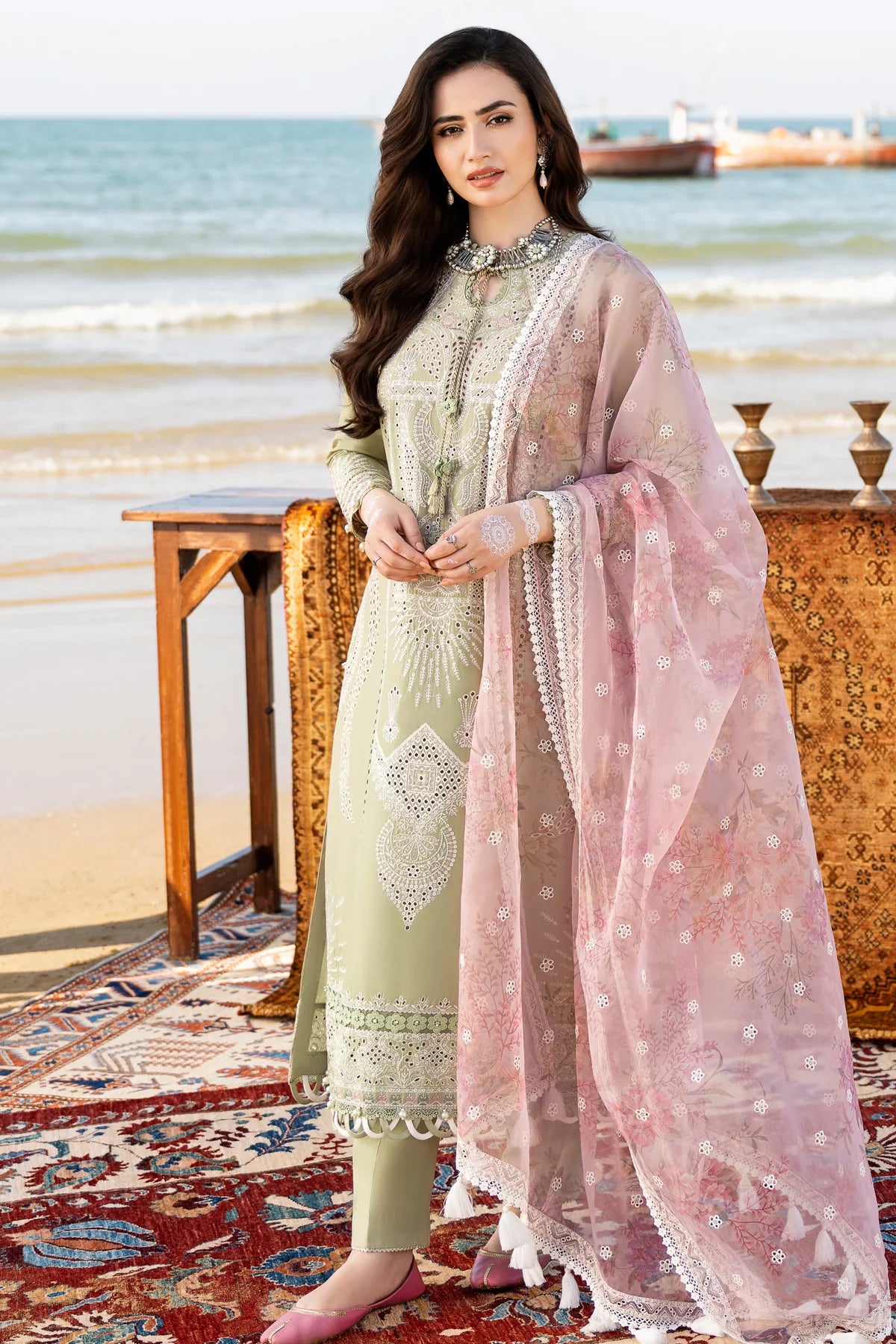 Jazmin | Shahkar lawn 2023 | TABAN - modrenshoppingmall