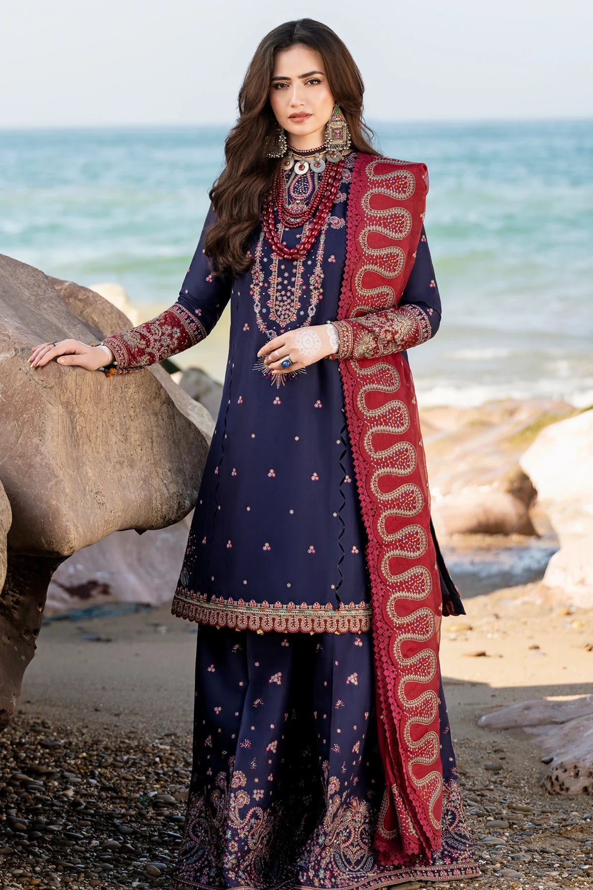 Jazmin | Shahkar lawn 2023 | DARYA - modrenshoppingmall