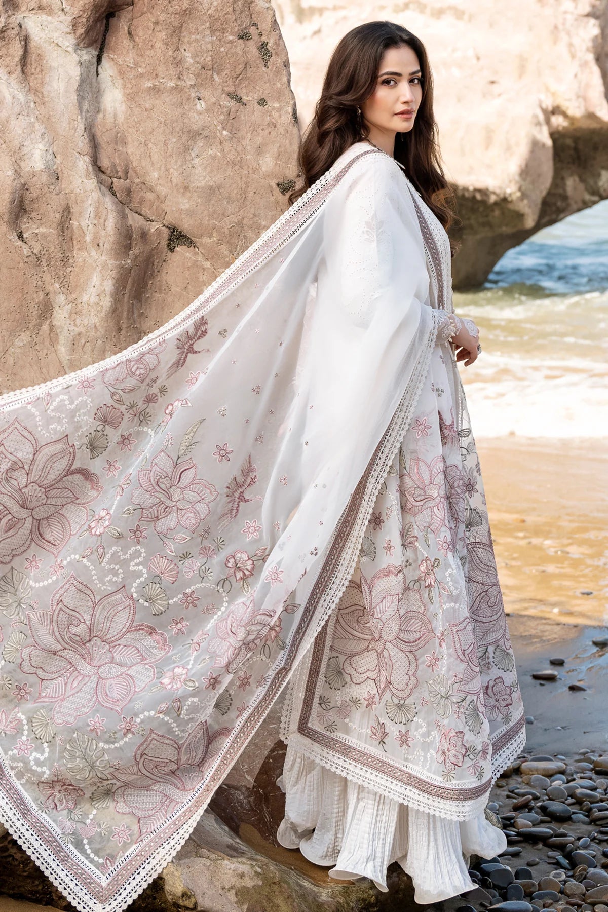 Jazmin | Shahkar lawn 2023 | HEER - modrenshoppingmall