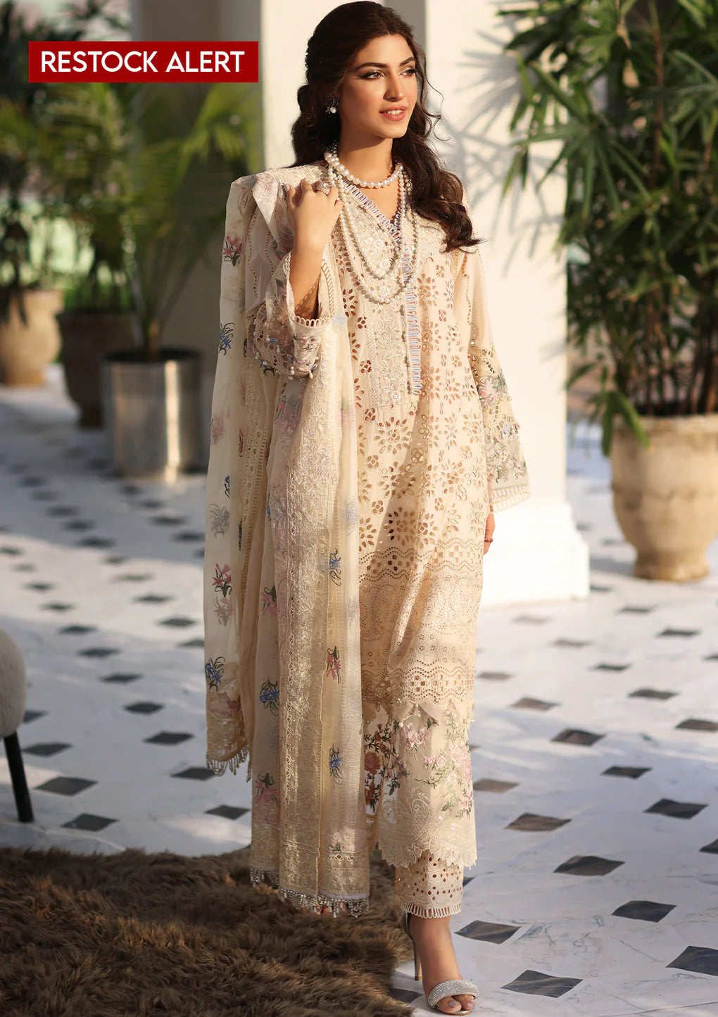ELAF | Festive Chikankari  | ELC-07 - modrenshoppingmall