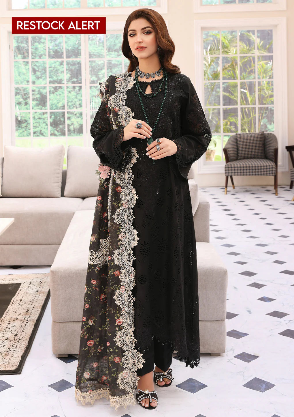 ELAF | Festive Chikankari  | ELC-02A - modrenshoppingmall