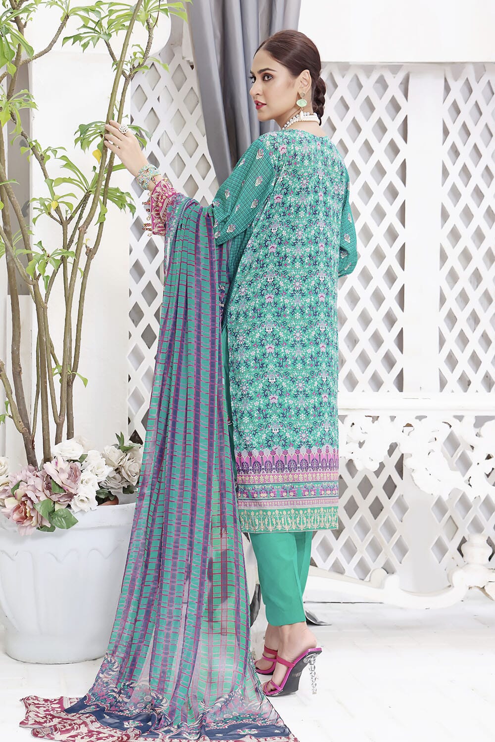 LADIES SUIT KC-1405 Dresses KHAS STORES 
