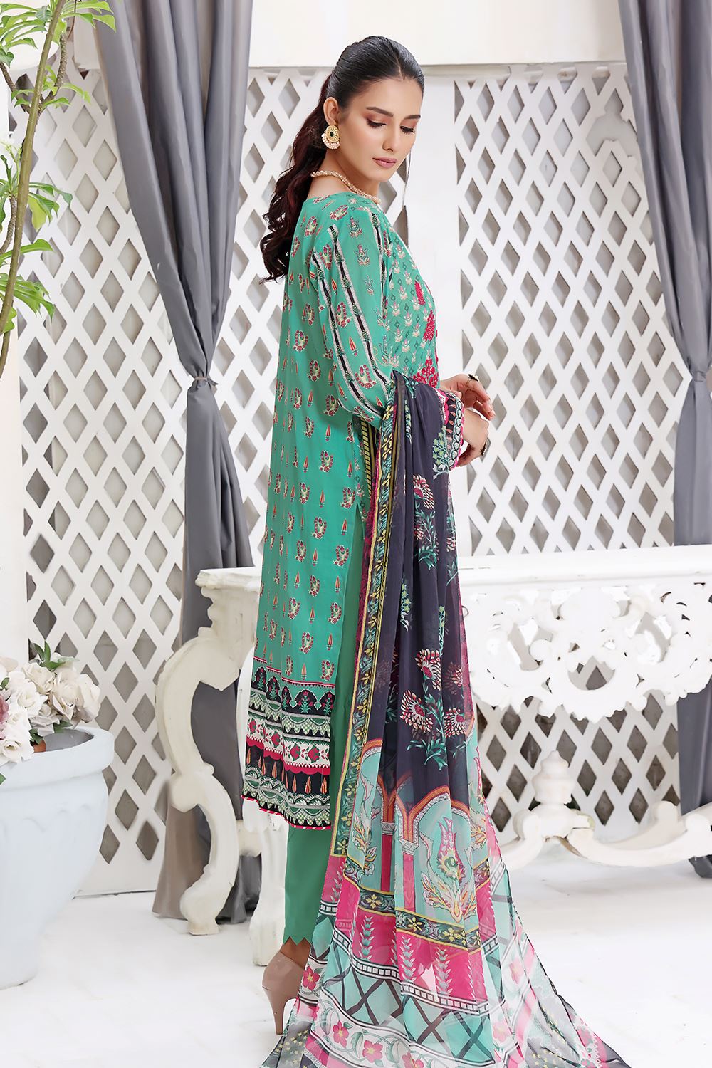 LADIES SUIT KC-1412 Dresses KHAS STORES 