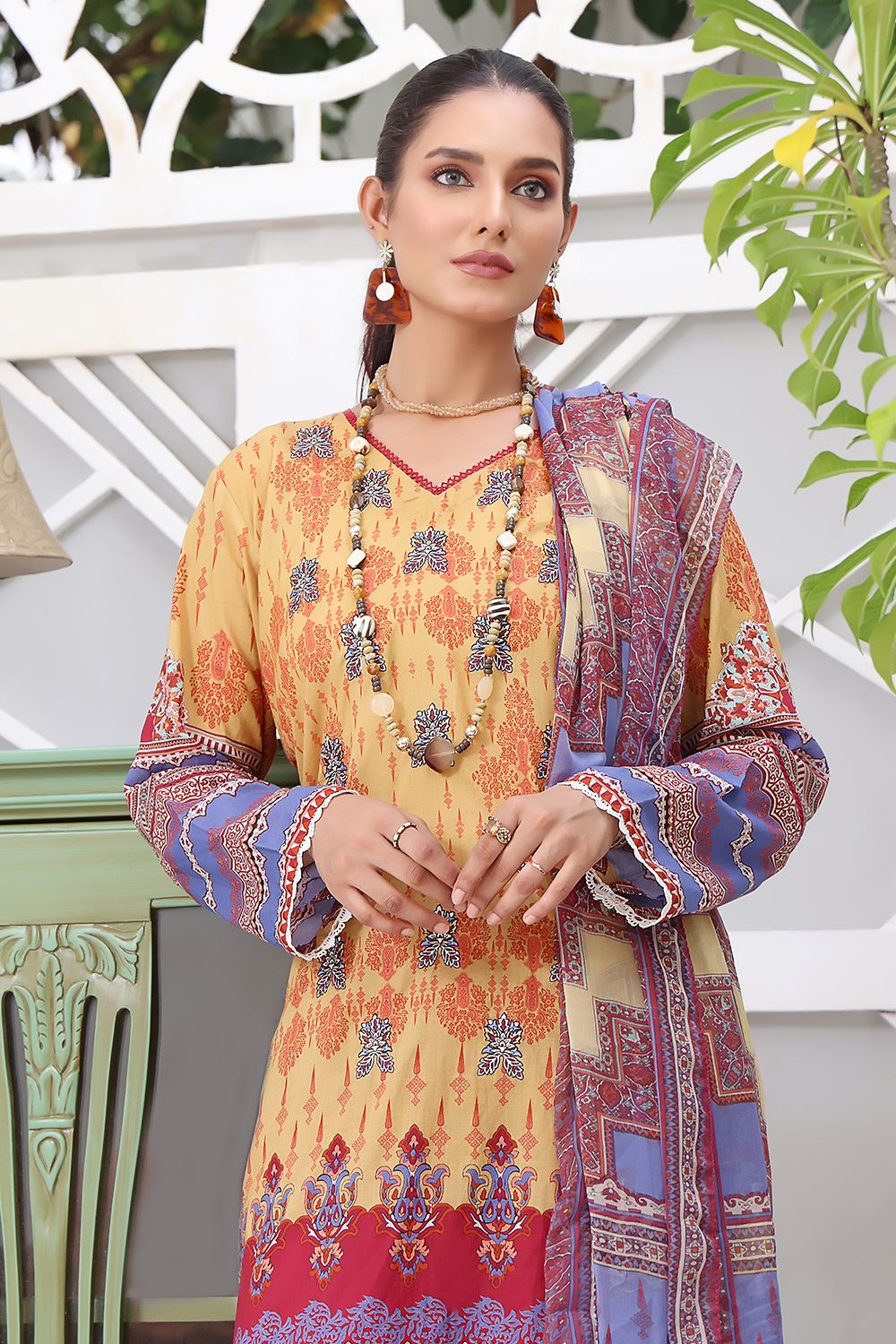 LADIES SUIT KC-1413 Dresses KHAS STORES 