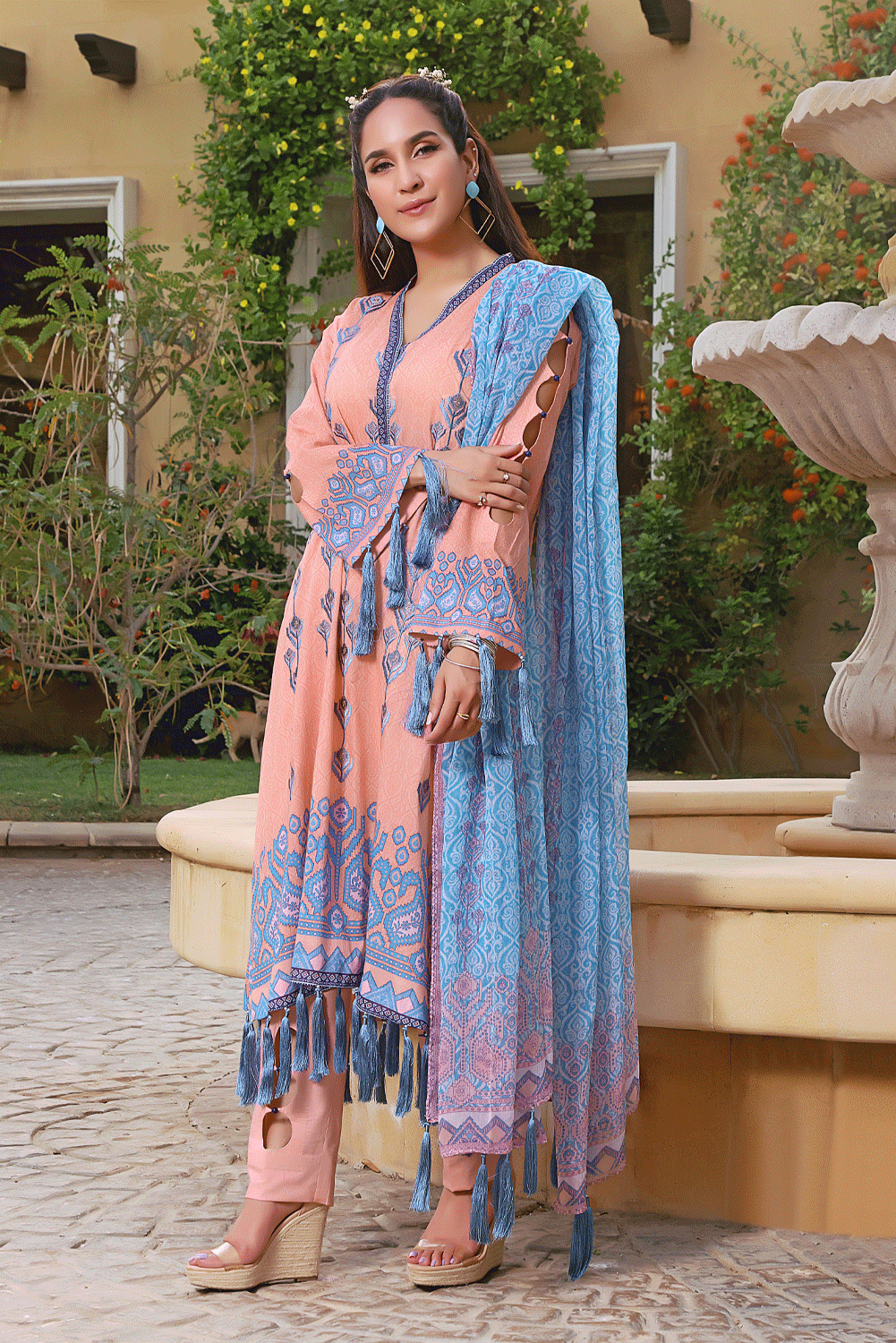 LADIES SUIT KC-1426 Dresses KHAS STORES 