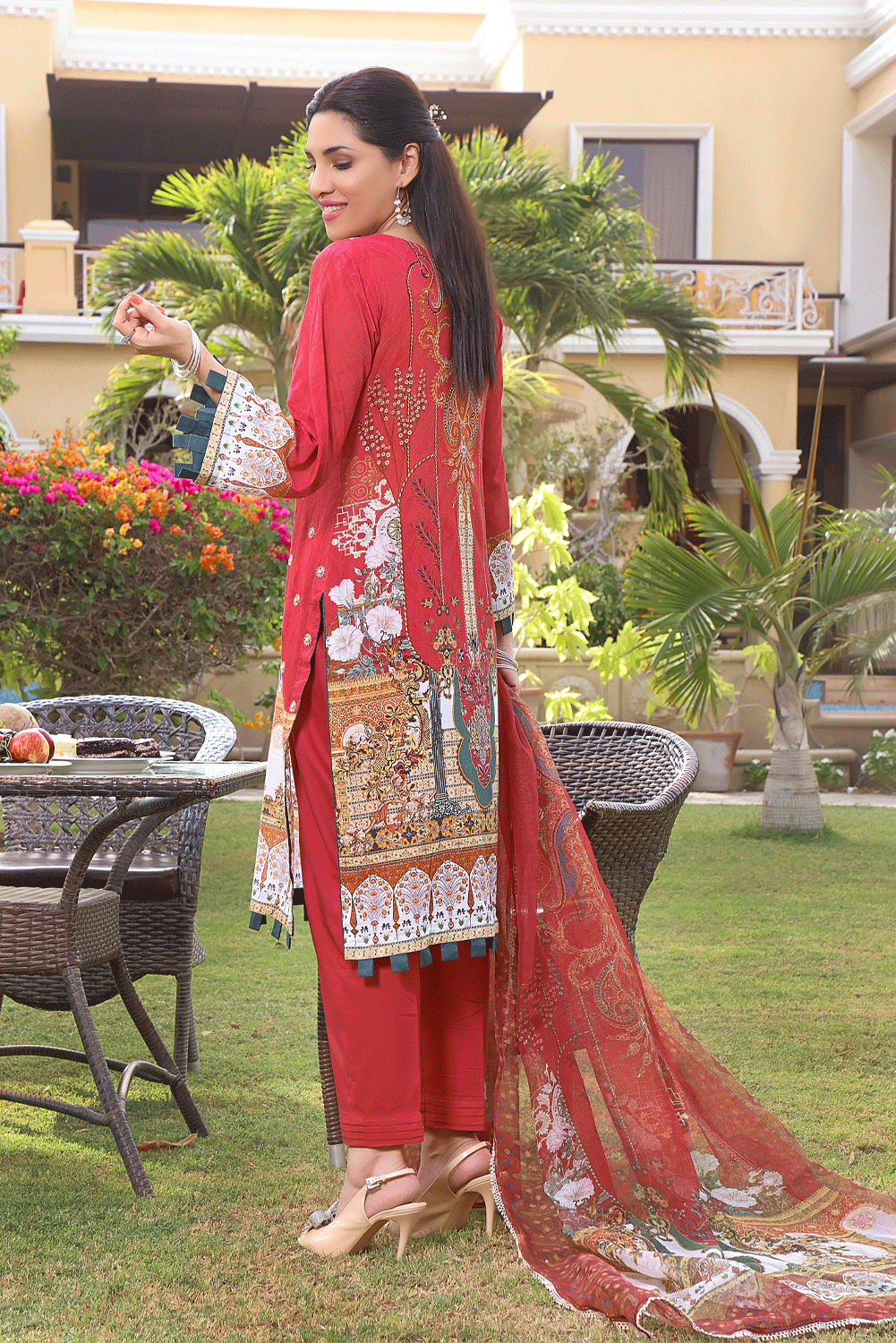 LADIES SUIT KCNE-1451 Dresses KHAS STORES 