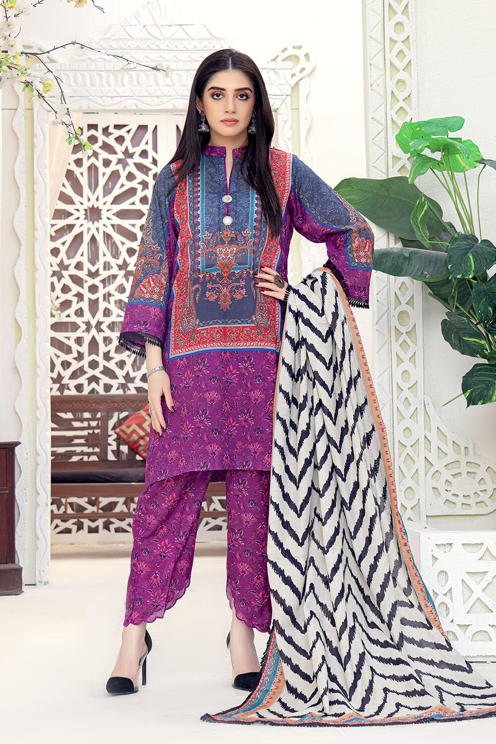 LADIES SUIT KLA-1647 Dresses KHAS STORES 
