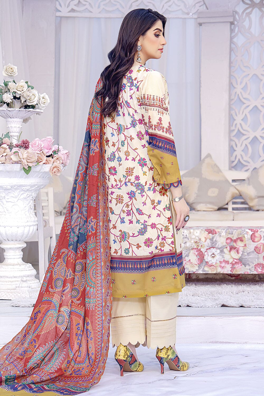 LADIES SUIT KLA-1675 Dresses KHAS STORES 