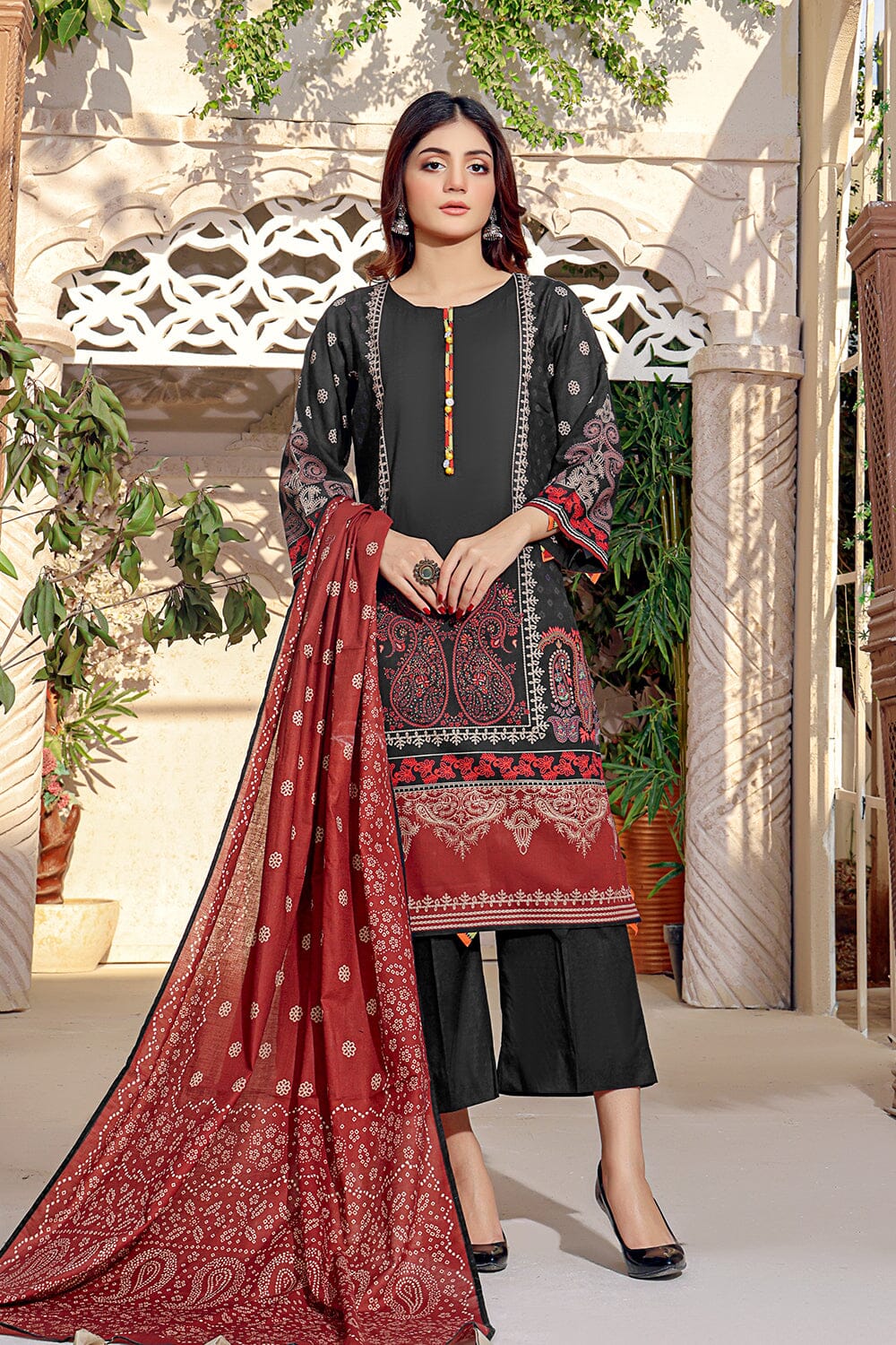LADIES SUIT KLA-1676 Dresses KHAS STORES 