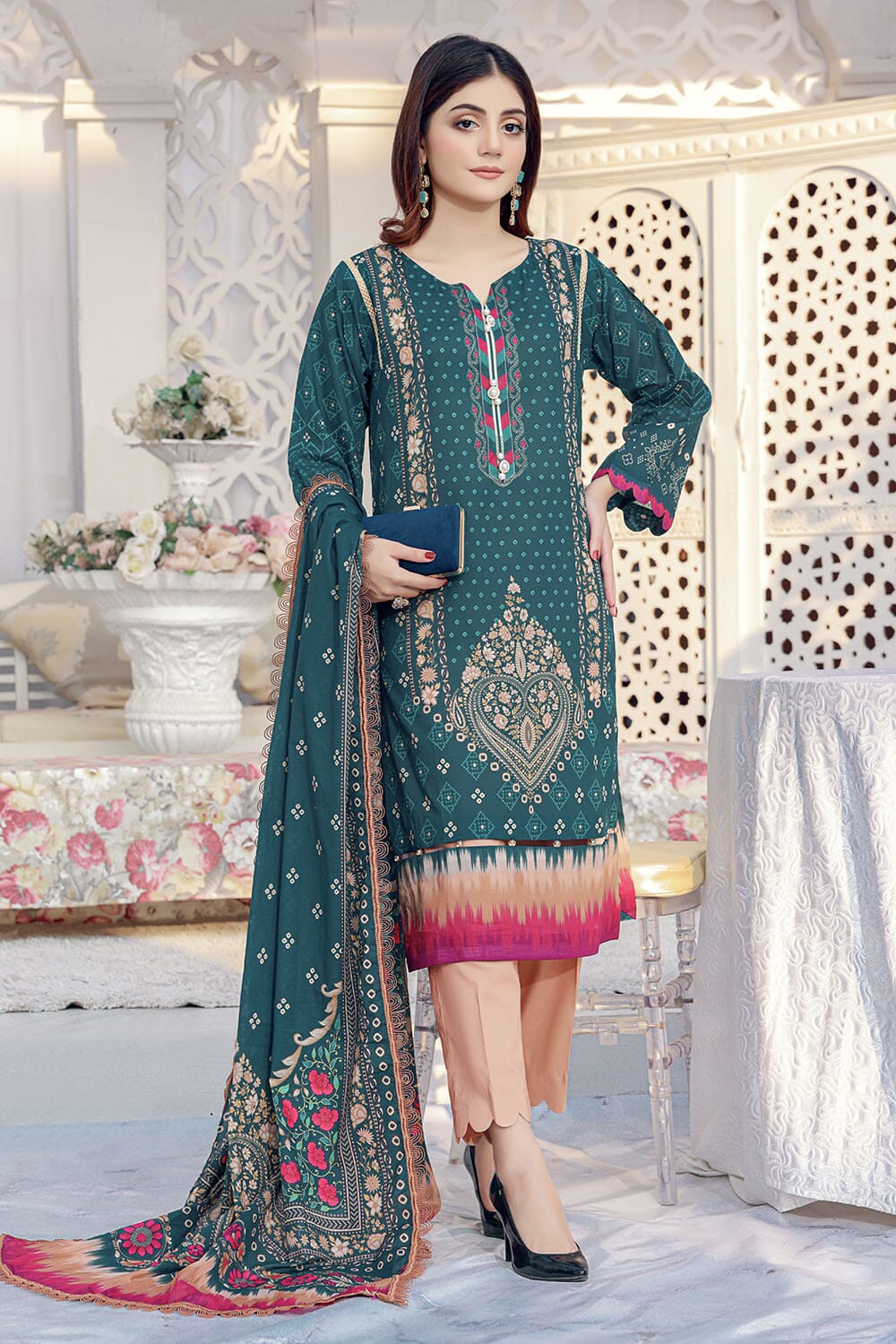 LADIES SUIT KLA-1677 Dresses KHAS STORES 