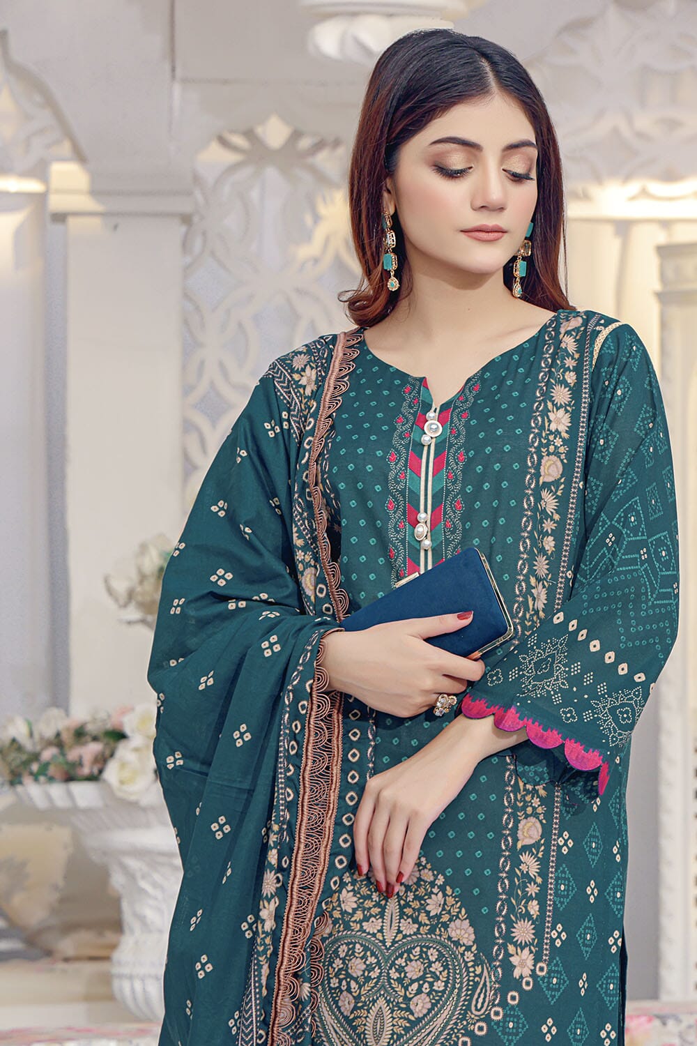 LADIES SUIT KLA-1677 Dresses KHAS STORES 