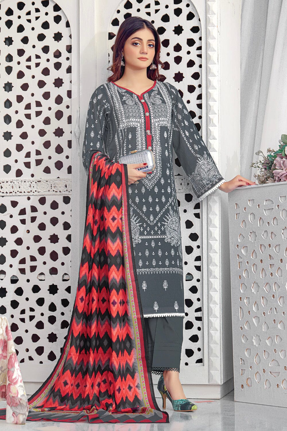 LADIES SUIT KLA-1679 Dresses KHAS STORES 