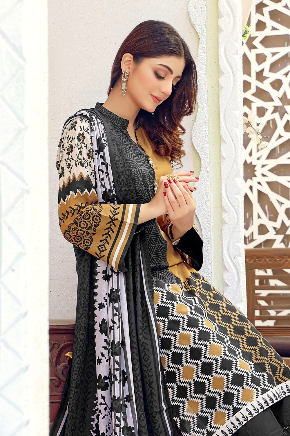 LADIES SUIT KLA-1685 Dresses KHAS STORES 