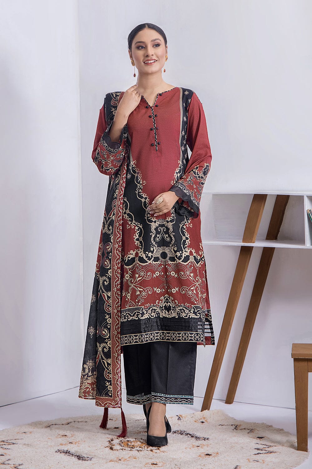 SHIRT & DUPATTA RKL-1730 KHAS STORES 