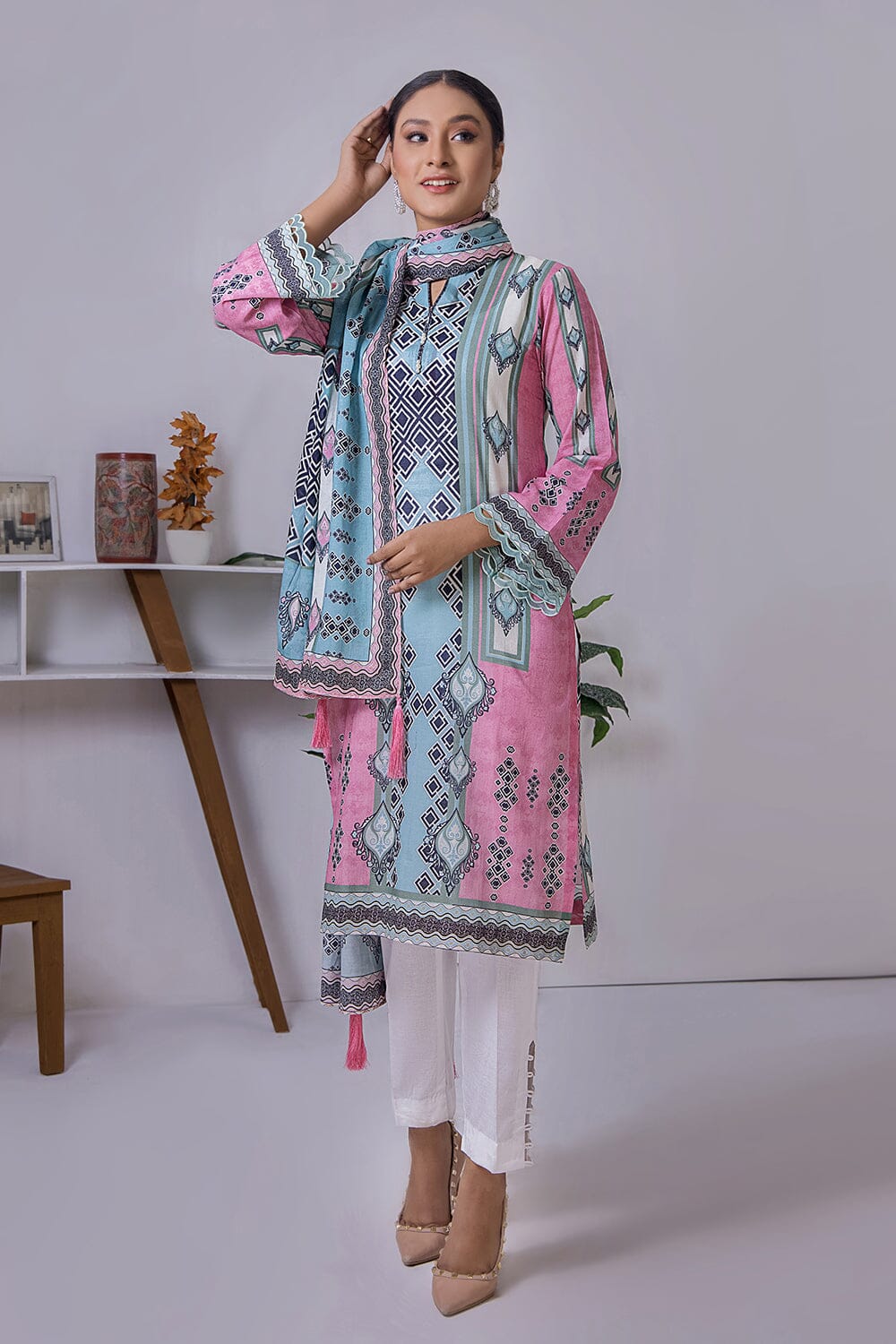 SHIRT & DUPATTA RKL-1732 KHAS STORES 